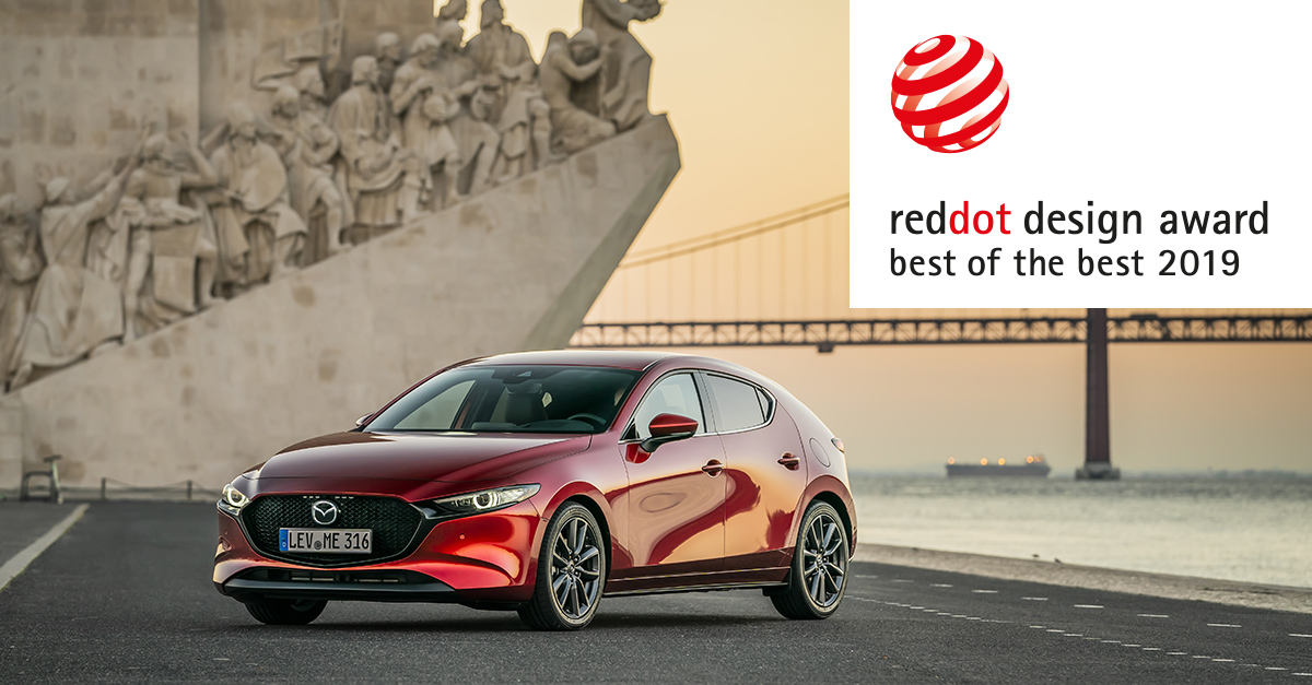 El nuevo Mazda3 se alza con el máximo galardón  de los premios de diseño Red Dot 2019